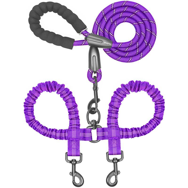 Double-Bungee Rope Dog Leash (31 in + 20-35 in) – iYoShop x PetJeeves®