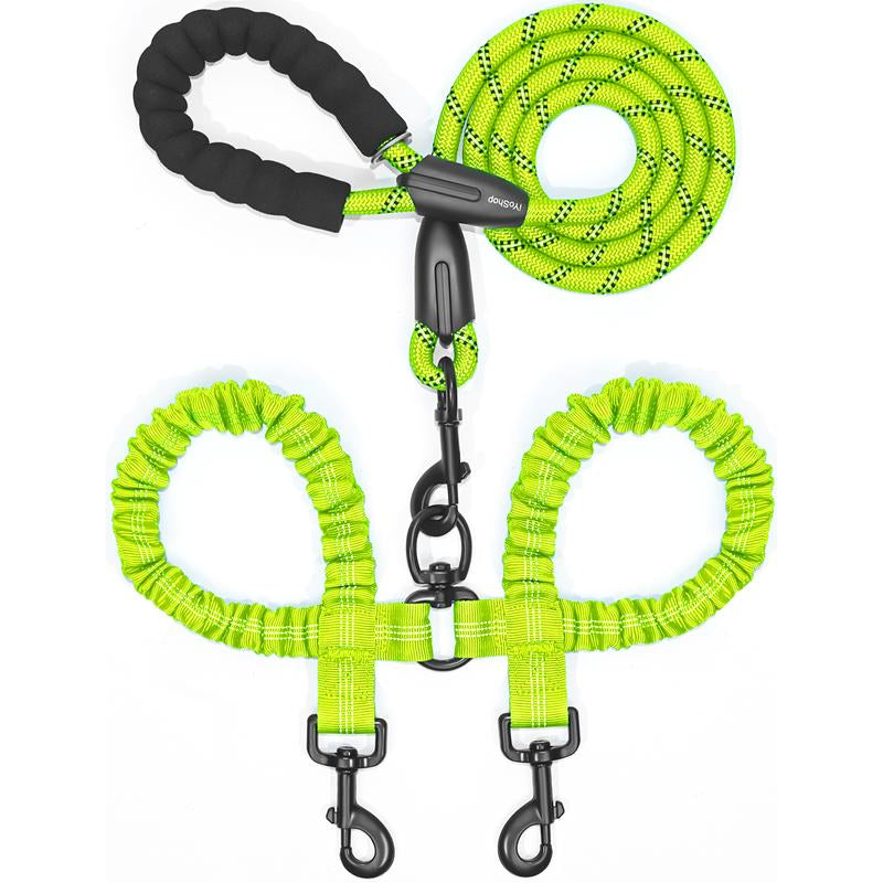 Double-Bungee Rope Dog Leash (31 in + 20-35 in) – iYoShop x PetJeeves®