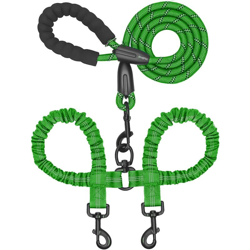Double-Bungee Rope Dog Leash (31 in + 20-35 in) – iYoShop x PetJeeves®