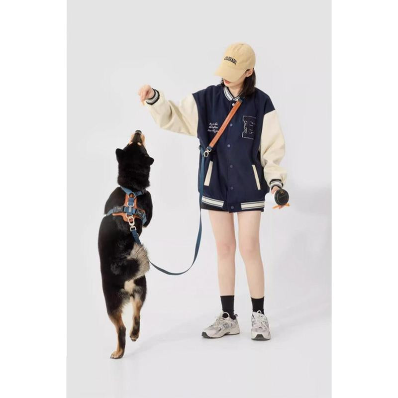 Nylon-Leather Dog Harness – “TrailEase” by PetJeeves®