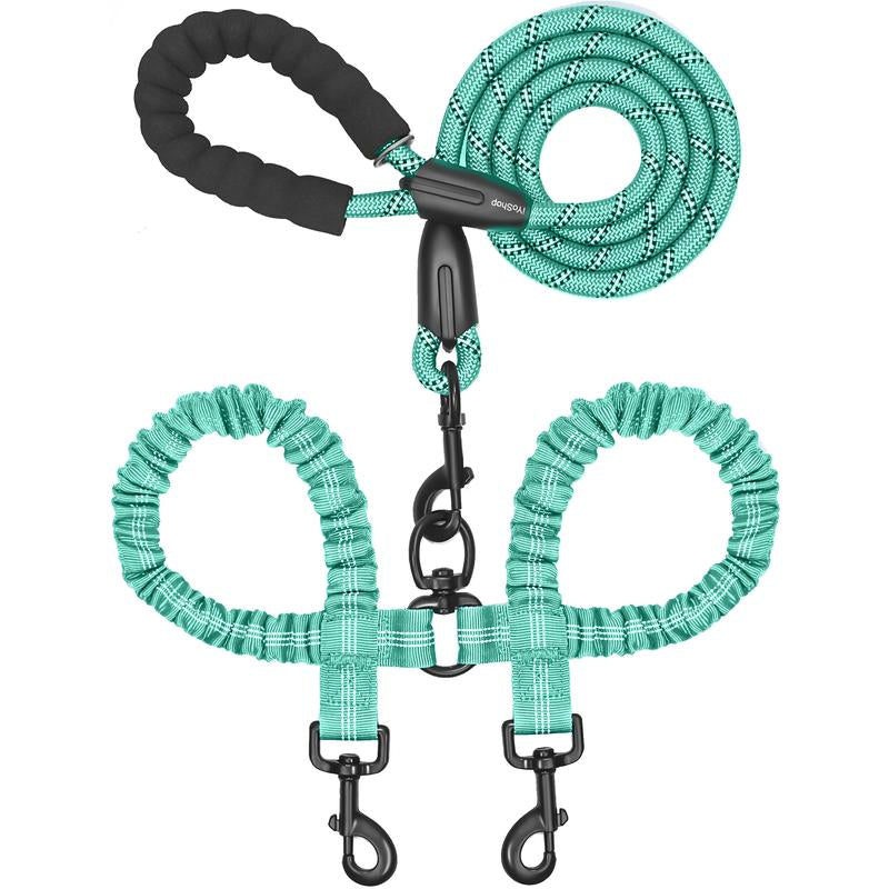 Double-Bungee Rope Dog Leash (31 in + 20-35 in) – iYoShop x PetJeeves®