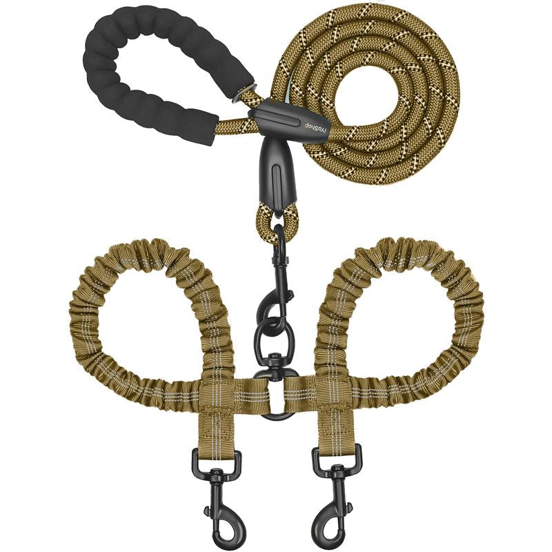 Double-Bungee Rope Dog Leash (31 in + 20-35 in) – iYoShop x PetJeeves®