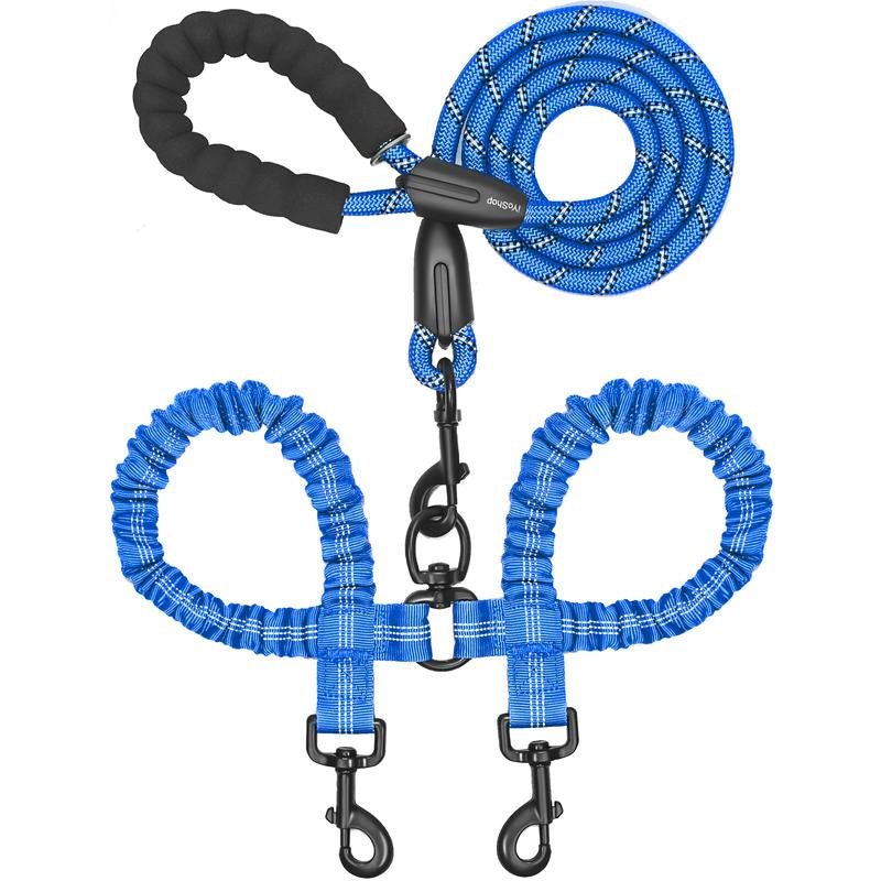 Double-Bungee Rope Dog Leash (31 in + 20-35 in) – iYoShop x PetJeeves®