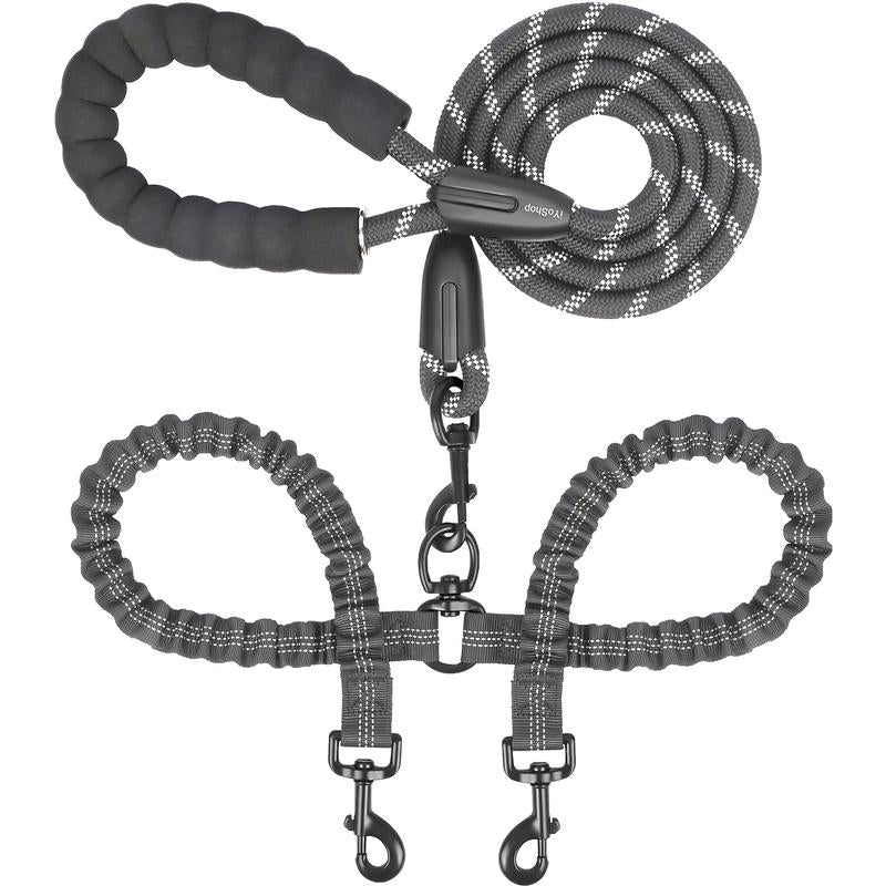 Double-Bungee Rope Dog Leash (31 in + 20-35 in) – iYoShop x PetJeeves®