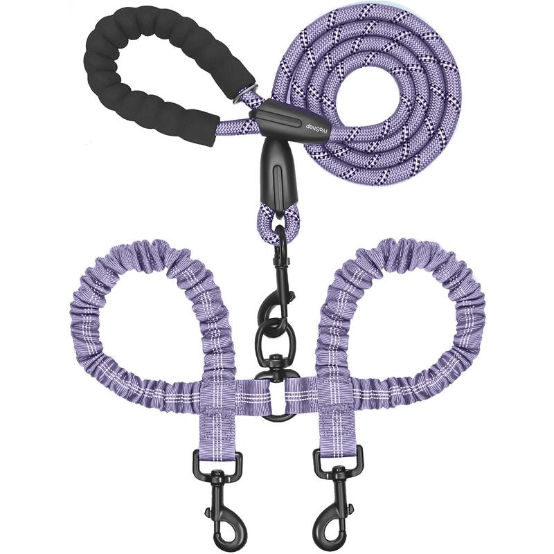 Double-Bungee Rope Dog Leash (31 in + 20-35 in) – iYoShop x PetJeeves®