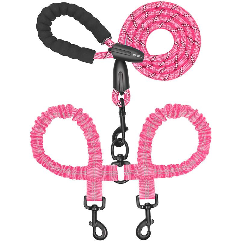 Double-Bungee Rope Dog Leash (31 in + 20-35 in) – iYoShop x PetJeeves®