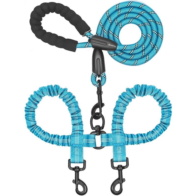 Double-Bungee Rope Dog Leash (31 in + 20-35 in) – iYoShop x PetJeeves®