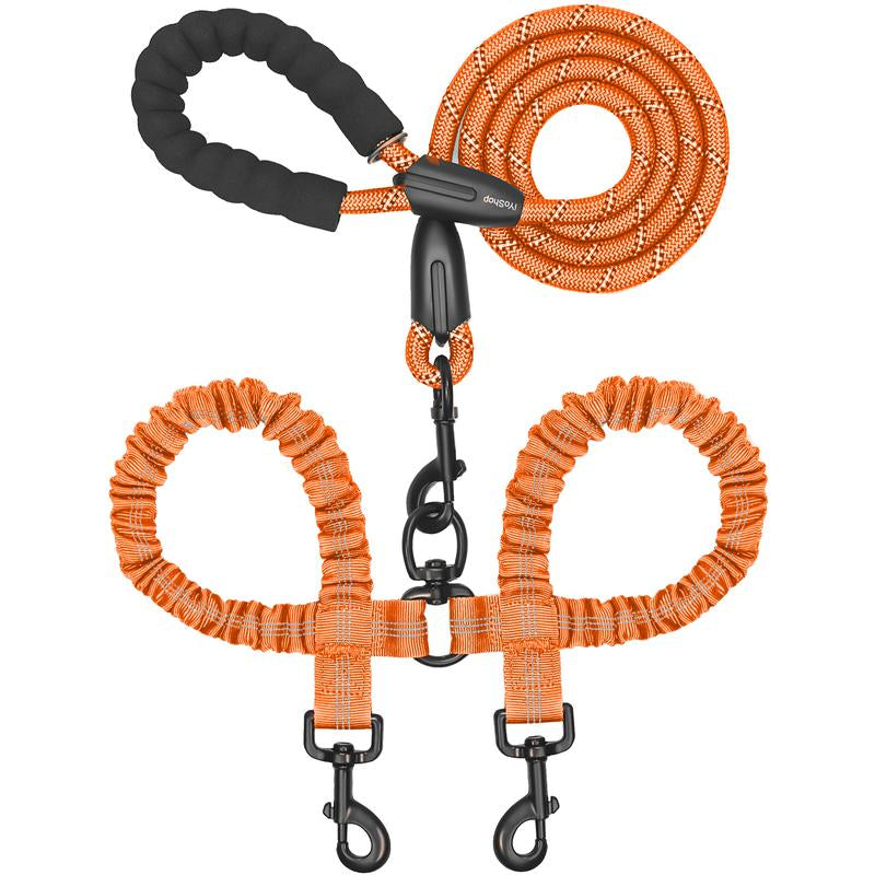 Double-Bungee Rope Dog Leash (31 in + 20-35 in) – iYoShop x PetJeeves®