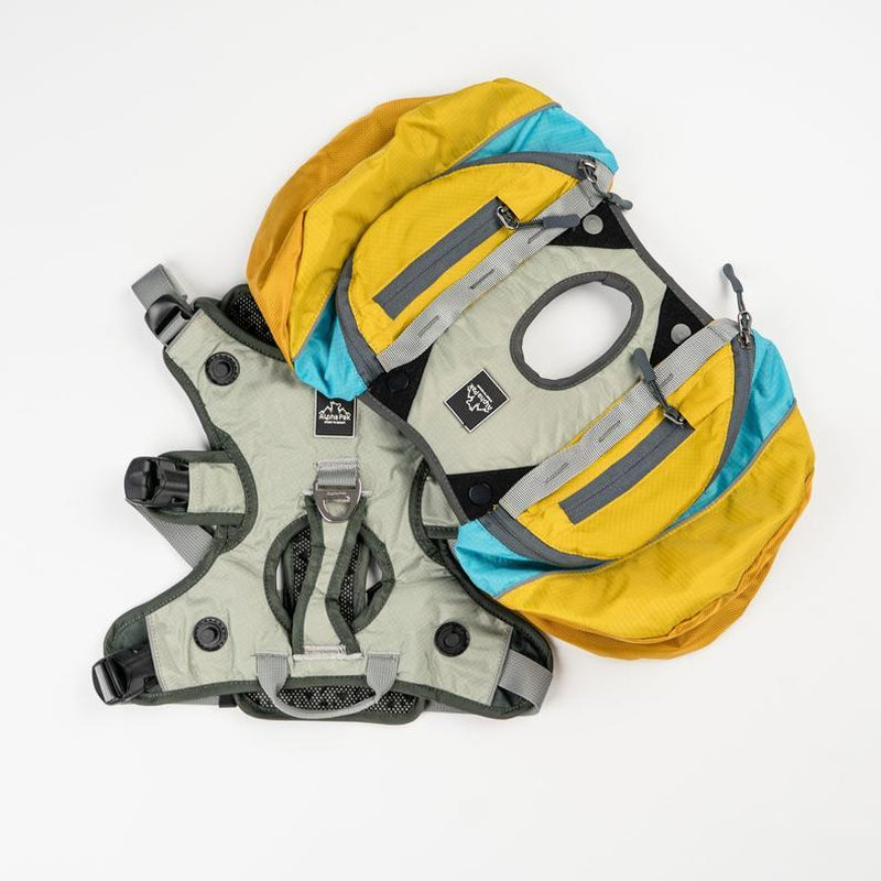 Alpha Pak Adventurer EZ-Latch Dog Pack (Harness + Saddlebags)