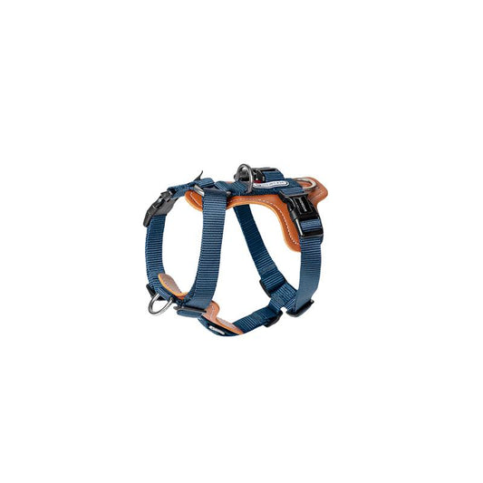 Nylon-Leather Dog Harness – “TrailEase” by PetJeeves®