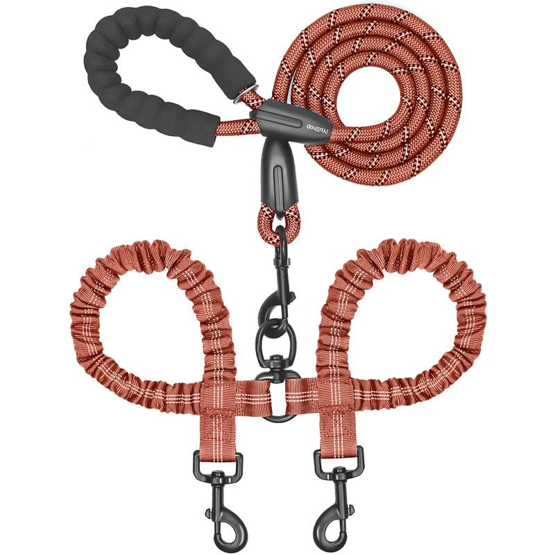 Double-Bungee Rope Dog Leash (31 in + 20-35 in) – iYoShop x PetJeeves®